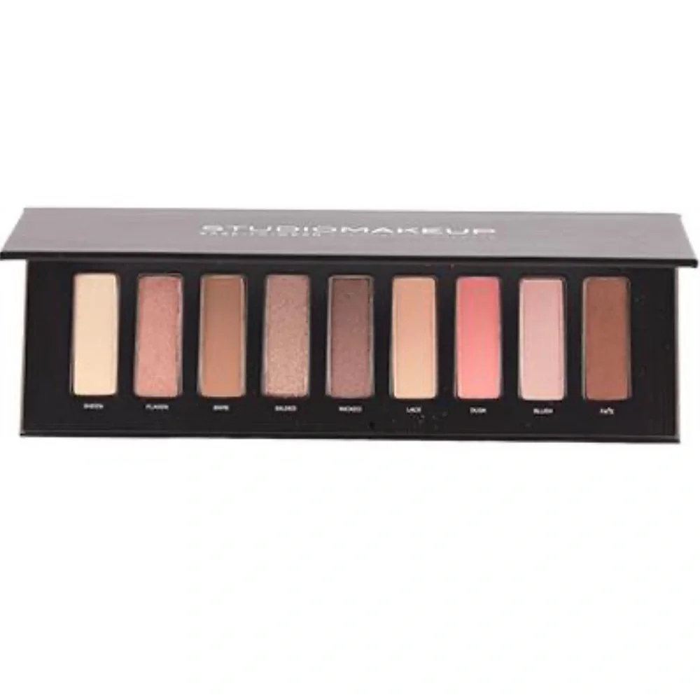 🌿 STUDIOMAKEUP Ease To Wear Palette + LAVISH Essential Eye Brush Set